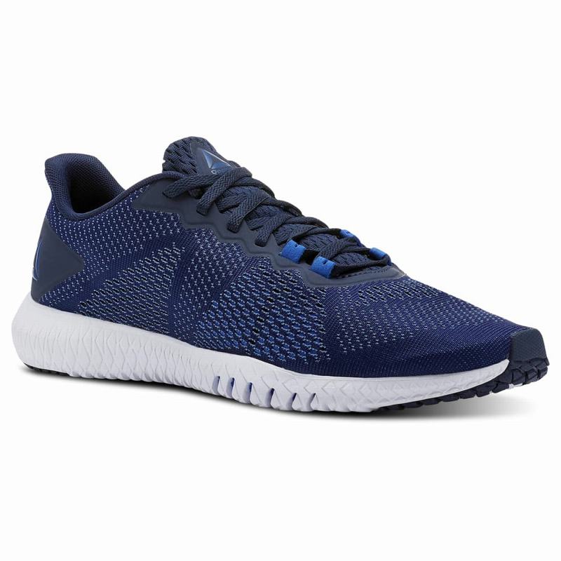 Adidasi Training Reebok Flexagon Barbati Albastri/Albi Romania CO5068IP